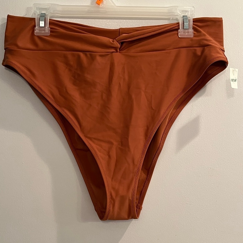 Aerie Twist High Cut Cheeky Bikini Bottom XXL - Picture 1 of 7